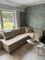 Slaapbank - goede staat, nauwelijks gebruikt, Ophalen, Beige, 140 cm, Zo goed als nieuw