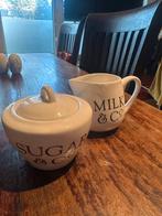 Riviera Maison Suikerpot & Melkkan Set - Nieuw, Ophalen, Keramiek, Overige typen, Nieuw