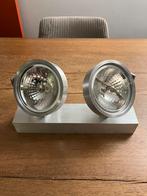 Design spot lamp verstelbaar rvs, Ophalen of Verzenden, Zo goed als nieuw, Metaal of Aluminium