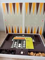 Vintage backgammon / houten speelstukken, Ophalen of Verzenden