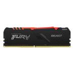 2x Kingston Fury Beast RGB 16GB DDR4-3200, Computers en Software, RAM geheugen, Ophalen, Gebruikt, 32 GB, DDR4