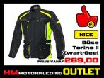 Textiel motorjas Buse Torino II All-Season - Zw-Geel - Büse, Info@huybersmotoren.nl, Jas | textiel, HM - Sale, NL