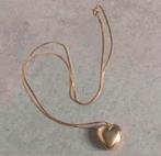 Horloge medaillon ketting, Ophalen of Verzenden, Zo goed als nieuw, Goud, Overige materialen