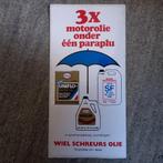 Oude sticker.  TEXACO/ESSO/Wiel SCHREURS OLIE.  077., Verzamelen, Ophalen of Verzenden, Zo goed als nieuw, Overige typen