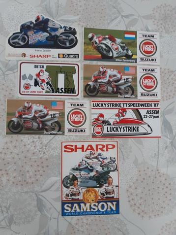 Stickers en ansichtkaarten motoren beschikbaar voor biedingen