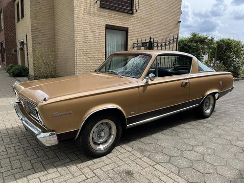 Plymouth Barracuda V 8 California Black Plate Car (bj 1966), Auto's, Oldtimers, Particulier, Te koop, Metallic lak, Radio, Plymouth