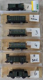 Trix Minitrix Wagon Collectie (6 stuks), Hobby en Vrije tijd, Modeltreinen | N-Spoor, Gebruikt, Gelijkstroom, Trix, Wagon