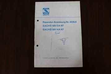 SACHS 501 3A 4A KF reparatur anweisung werkplaatshandboek beschikbaar voor biedingen