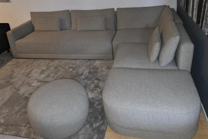 Pommeline hoekbank beige - Passe Partout showroommodel, Huis en Inrichting, Banken | Bankstellen, Nieuw, Hoekbank, Vierpersoons of meer