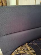 Boxspring, Huis en Inrichting, Ophalen, Blauw, Tweepersoons, Zo goed als nieuw