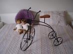 Driewieler met houten zadel oud fietsje vintage brocante, Ophalen, Gebruikt