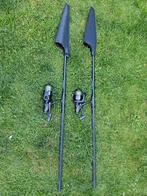 2x Fox EOS Tele 12ft + Baitrunner 10000 molens, Watersport en Boten, Hengelsport | Karpervissen, Ophalen, Gebruikt, Werphengel