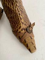 H657 Peter Kaiser maat 35 lage laarsjes laarzen schoenen hak, Peter Kaiser, Bruin, Ophalen of Verzenden, Zo goed als nieuw