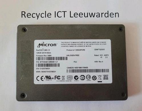 Micron C400 128gb laptop ssd hdd hardeschijf, Computers en Software, Harde schijven, Gebruikt, Laptop, Intern, SSD, SATA, Ophalen of Verzenden