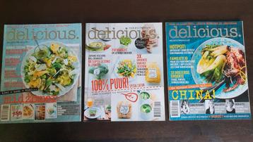 3 x Delicious magazine in goede staat beschikbaar voor biedingen