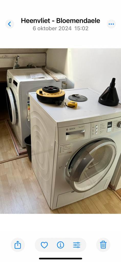 Bosch Maxx 7 Wasmachine & Droger Set, Witgoed en Apparatuur, Wasmachines, Gebruikt, 85 tot 90 cm, Ophalen of Verzenden