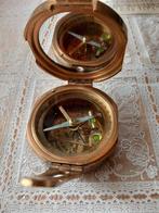 Antieke koperen kompas., Ophalen of Verzenden