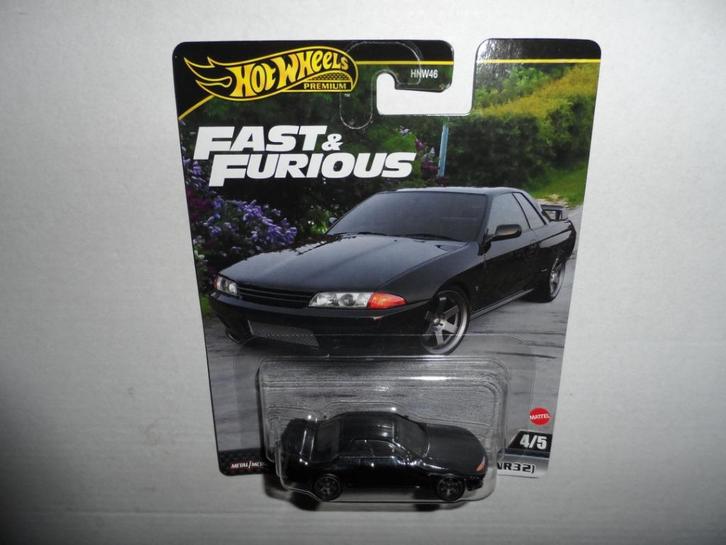 Hot Wheels Premium - Nissan Skyline GT-R R32 Fast & Furious, Hobby en Vrije tijd, Modelauto's | Overige schalen, Nieuw, Auto, Ophalen of Verzenden