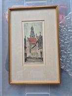 Ets ingelijst door Kunsthandel de Jong Bergers, Antiek en Kunst, Kunst | Etsen en Gravures, Ophalen