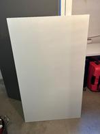 Witte tafel 125x75cm, Huis en Inrichting, Tafels | Eettafels, Ophalen, 100 tot 150 cm, 50 tot 100 cm, Zo goed als nieuw