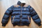 Geographical Norway winterjas blauw met teddy kraag, Blauw, Maat 56/58 (XL), Ophalen of Verzenden, Zo goed als nieuw