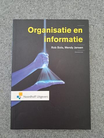 Organisatie en informatie.  ISBN : 978-90-01-82580-5 beschikbaar voor biedingen