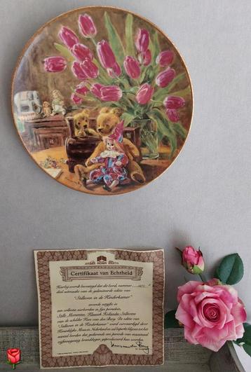 Mosa wandbord Stilleven in de kinderkamer met certificaat beschikbaar voor biedingen