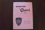 Capri 80cc scooter libretto istruzione instructie boekje, Motoren, Ophalen of Verzenden, Overige merken