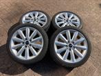 17 inch originele Mini Cooper velgen + banden 5x112 TPMS, Ophalen, Gebruikt, Banden en Velgen, 17 inch
