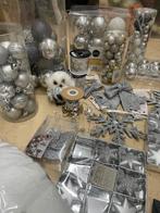 Kerst decoratie zilver/wit/gekleurd, Diversen, Kerst, Ophalen of Verzenden, Zo goed als nieuw