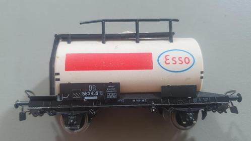 HO wagon ketelwagen PIKO DB 583439 S29 opdruk ESSO wit/rood, Hobby en Vrije tijd, Modeltreinen | H0, Gebruikt, Wagon, Gelijkstroom of Wisselstroom