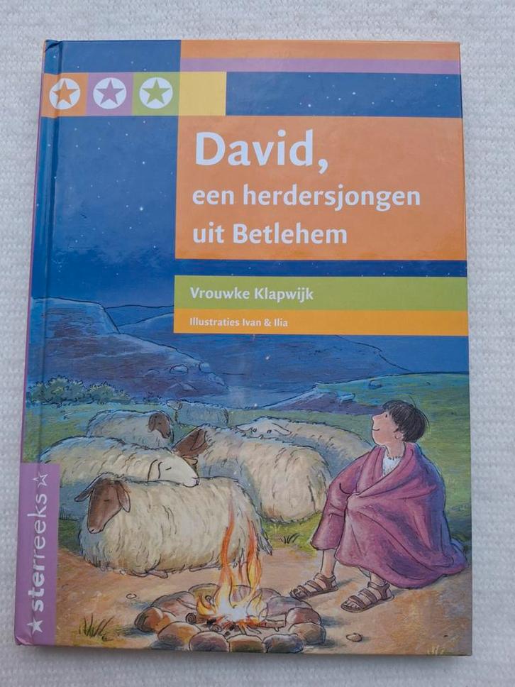 Vrouwke Klapwijk - David, een herdersjongen uit Betlehem, Boeken, Overige Boeken, Zo goed als nieuw, Ophalen of Verzenden