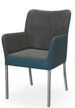 Bert Plantagie stoel eetkamerstoel fauteuil eettafelstoel, Huis en Inrichting, Stoelen, Ophalen, Metaal, Blauw, Rolf benz artifort montis montèl desede leolux Petrol blauw Antr