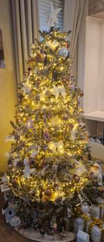 Sneeuw kerstboom 180cm hoog zonder accessoires en verlichtin, Ophalen of Verzenden