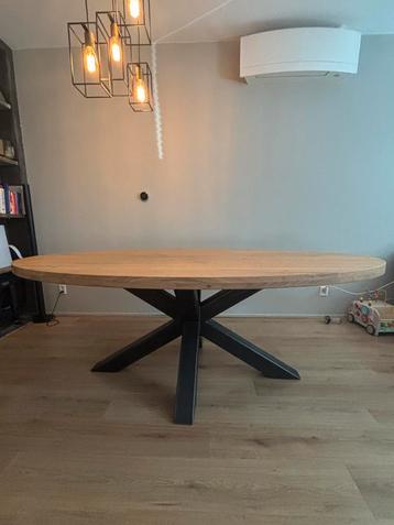 Ovale Eettafel Eclips 220x110 + 6 Stoelen beschikbaar voor biedingen