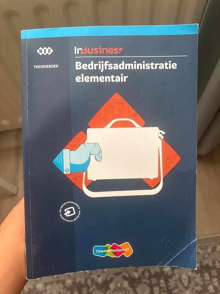Bedrijfsadministratie Elementair - Inbusiness MBO, Boeken, Studieboeken en Cursussen, Gelezen, MBO, Beta, Ophalen of Verzenden