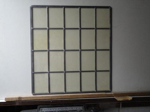 glas in lood, 9 st. geel antiek glas gereed voor assembleren, Antiek en Kunst, Curiosa en Brocante, Ophalen
