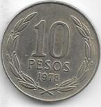 10  pesos  1978  Chili. km.  210, Postzegels en Munten, Munten | Amerika, Ophalen of Verzenden, Zuid-Amerika, Losse munt