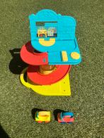 Playskool Uitklapbare Autotoren met 2 Autootjes, Ophalen of Verzenden, Gebruikt, Auto, Met wieltjes