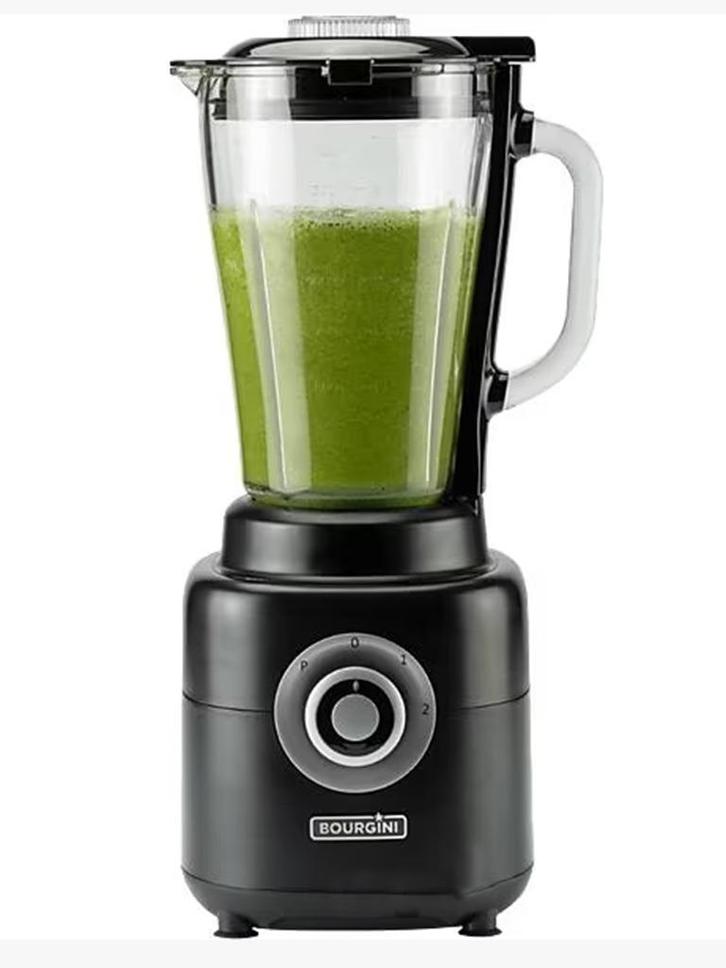 Bourgini - Retro Blender - Zwart, Witgoed en Apparatuur, Blenders, Nieuw, Blender, Ophalen of Verzenden