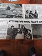 Artikel berging stuurloze schip Boskoop IJmuiden 1958, Ophalen of Verzenden, 1940 tot 1960, Knipsel(s)