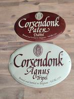 Corsendonk bier reclame borden, Ophalen of Verzenden, Zo goed als nieuw, Reclamebord, Plaat of Schild, Overige merken