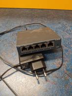 TP-Link TL-SG105 5-Poorts Gigabit Switch, Computers en Software, Netwerk switches, Ophalen of Verzenden, Gebruikt
