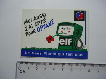 sticker ELF OIL Renault auto oldtimer retro