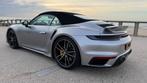 Porsche 911 Turbo S Cabrio Lift/ Burmester Ceramic NL auto., Auto's, Porsche, Zwart, Cabriolet, 4 stoelen, Vierwielaandrijving