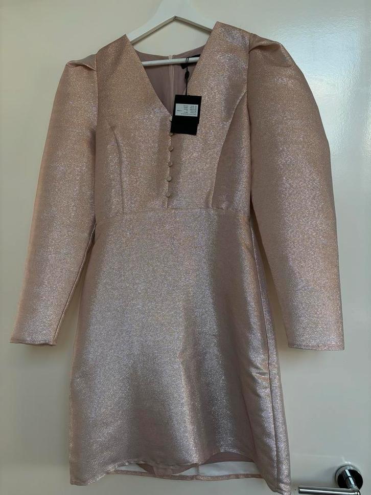 Bruuns Bazaar Cocktailjurk - Nieuw!, Kleding | Dames, Jurken, Nieuw, Maat 36 (S), Roze, Boven de knie, Ophalen of Verzenden