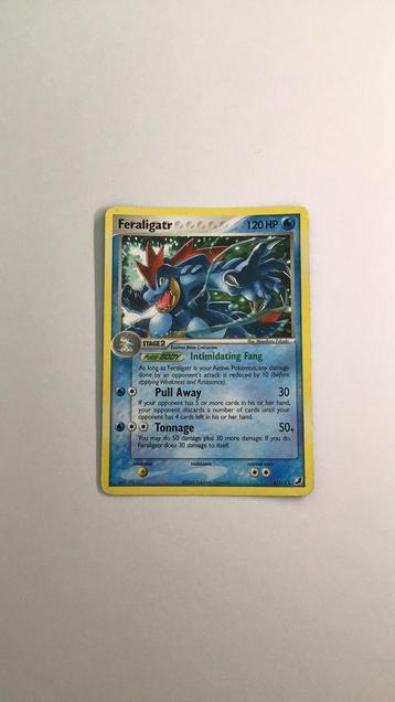 Feraligatr pokémonkaart - 2005 - 4/115 ID: MP9-YPX-S25 beschikbaar voor biedingen