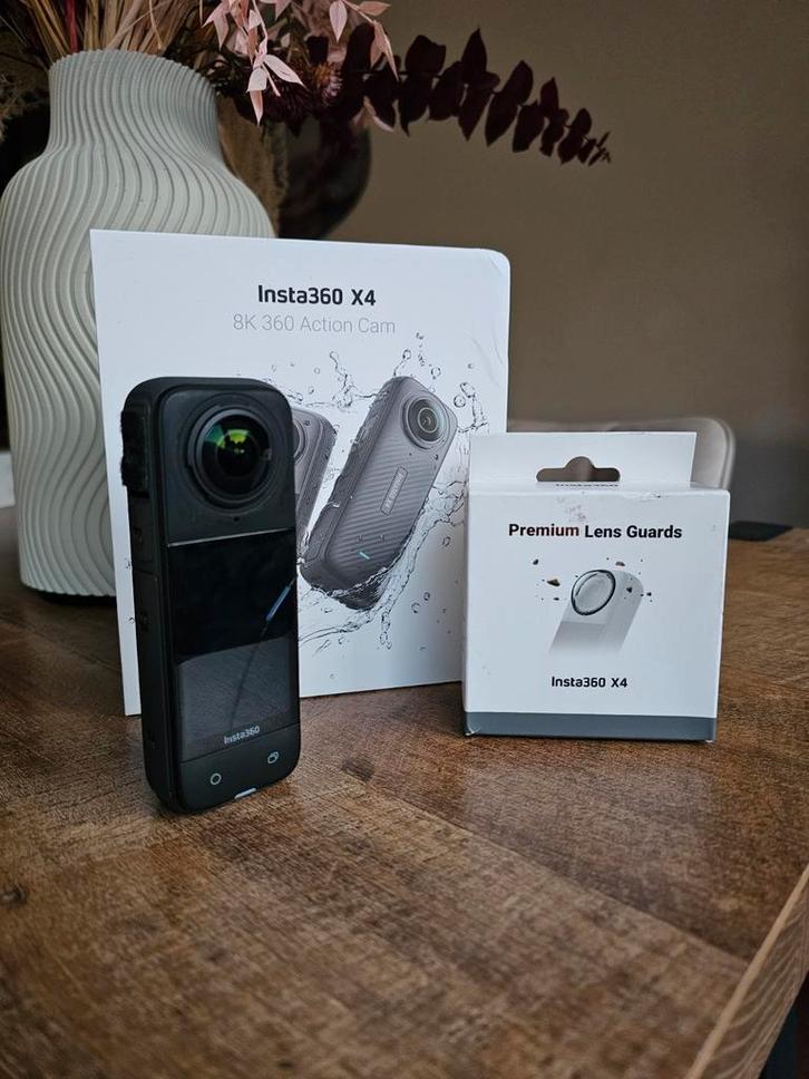 Insta360 X4 + Premium Lens Guards, Audio, Tv en Foto, Actiecamera's, Gebruikt, Overige merken, Ophalen of Verzenden