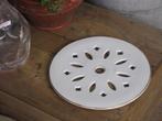 Treef Rond Porselein / Goudkleurig Biesje, Ophalen