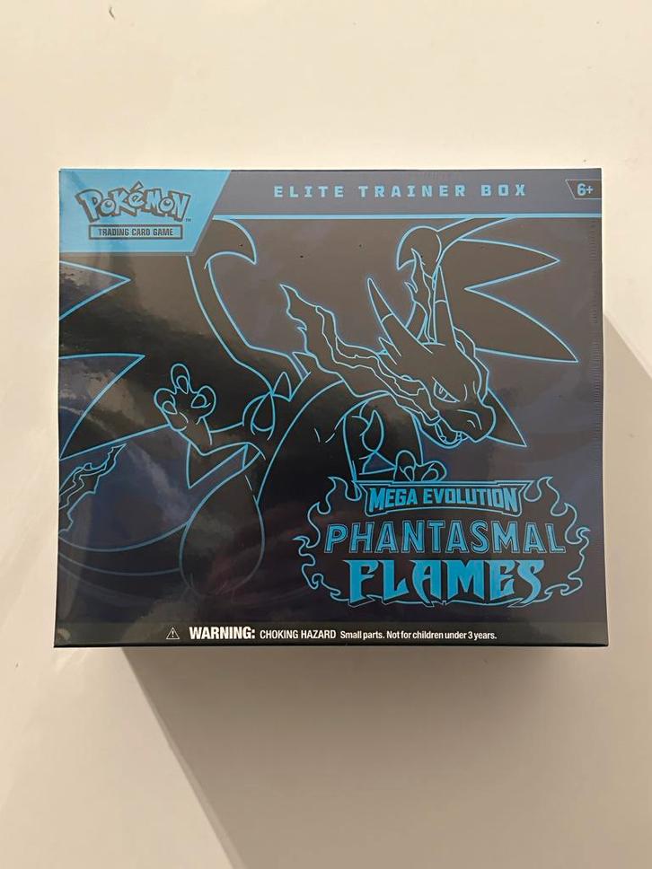 Pokémon ME02 Phantasmal Flames Elite Trainer Box - Nieuw!, Hobby en Vrije tijd, Verzamelkaartspellen | Overige, Nieuw, Boosterbox